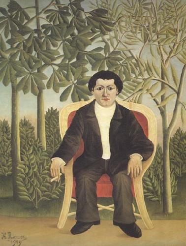Henri Rousseau Landscape Portrait oil painting image